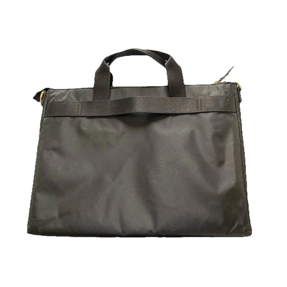 Samsonite Computer Bag Black Gold Zip Good Condition Roomy Waterproof NO STRAP